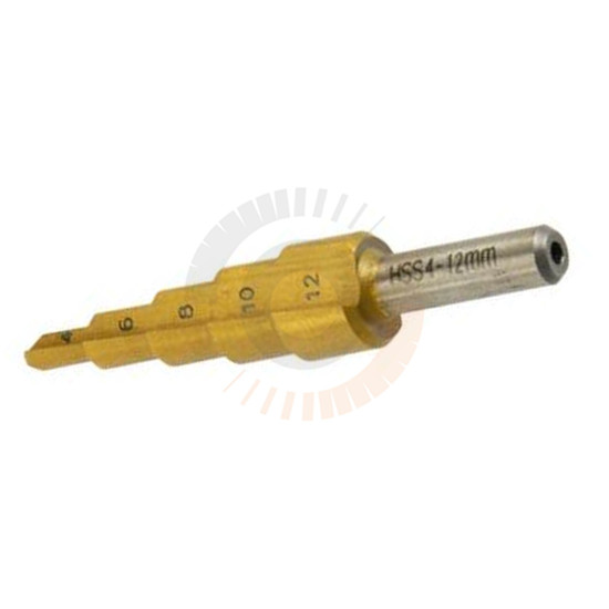 Broca Escalonada 4 a 12mm - Titanuim