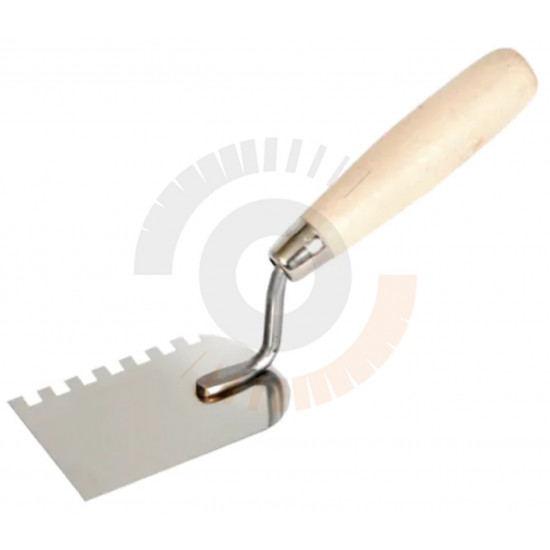Colher em Inox Dentada 100mm-Dente 6mm