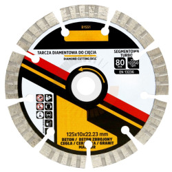 Disco de corte Diamantado Segmentado TURBO