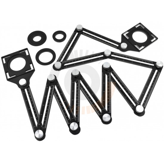 Esquadro Multifunções Duplo em Alumínio 